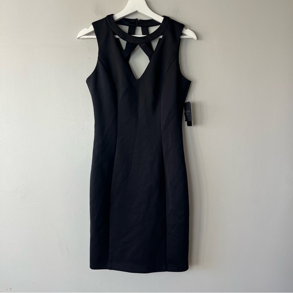 NWT Guess Black Sheath Tank Cocktail Dress 8 - Picture 1 of 9